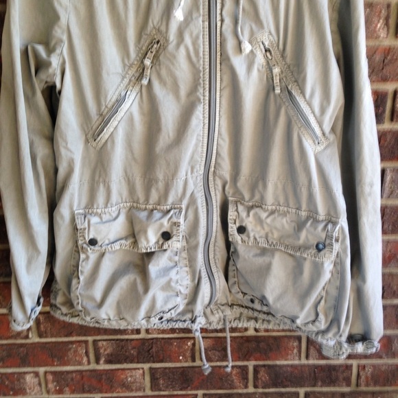 AMERICAN Eagle Military Hooded Jacket Size XLarge - Picture 5 of 9